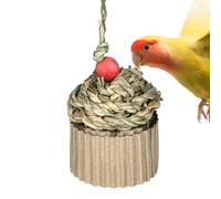 Jouets pour perruches - Balançoire interactive de recherche nourriture amusante - Jouets interactifs d'enrichissement pour oiseaux - pour Perruche Calopsitte Conure Ara Pigeon Canari Famille Intérieur