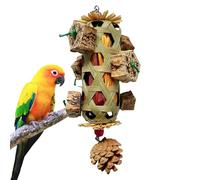 Jouets pour perruches, en maïs en bois, jouets naturels à mâcher des oiseaux, pour canaris, inséparables, cacatoès, nymphes, intérieur, entraînement, divertissement, jeu mental