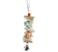 Jouets pour Perruches - Os De Seiche Naturel À Mâcher pour Aiguiser Le Bec,Accessoires pour Volière Et Cage Poules Conure Intérieur Extérieur Balcon Jardin Aire De Jeux