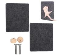 Jouets pour Planeurs en Sucre, 2 Tapis d'escalade Autocollants pour Cage, Jouets d'enrichissement pour Petits Animaux pour aiguiser Leurs Griffes, 19 x 23 cm