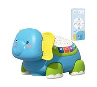 Jouets pour Ramper - Éléphant Musical pour Bébé, Jouet Éducatif Interactif, Amusant, Sensoriel, Dynamique, avec Motifs Sonores Et Lumineux, Servant De Bonne Aide Au Développement du Développement des