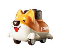 Jouets Press and Go,Press Go Car Toy, Voiture Jouet pour Chien pour Enfants, Jouets pour Voitures d'Animaux, Jouets pour Véhicules de Friction pour Enfants d'âge préscolaire, Anniversaire