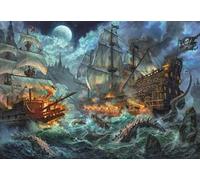 Jouets Puzzle Adulte 6000 Pieces Bateau Pirates et Les créatures de la mer - Collection océan et Bateau