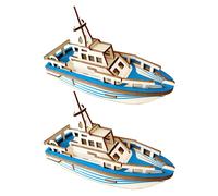 Jouets Puzzle En Bois Pour Enfants, Bateau De Sauvetage Créatif, À Assembler, 2 Pièces