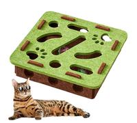 Jouets Puzzle pour Chat - Jouet Puzzle pour Chaton, Tunnel Cloche Piste Labyrinthe pour Petit Chiot Dentition Dressage Chien Cage Salon