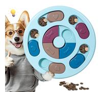 Jouets puzzle pour chiens, jouets interactifs pour stimuler le QI et soulager l'anxiété des chiots, jouets d'enrichissement prolongeant le repas, lavables et résistants pour chiots et chats, Bleu