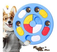 Jouets puzzle pour chiens, jouets interactifs pour stimuler le QI et soulager l'anxiété des chiots, jouets d'enrichissement prolongeant le repas, lavables et résistants pour chiots et chats, Bleu ciel