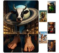 Jouets Puzzle, Tung Tung Tung Sahar, Italian Brainrot Jouet de Puzzle DéCompressé, DéCoration de la Maison, Cadeau Surprise pour Les Fans, Les Enfants, Les Amis