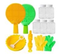 Jouets qui soufflent de grandes bulles - Jouets de fitness d'intérieur pour la maison, crèche | Jouet à bulles relaxant avec moufle en tricot doux, parc d'attractions, crèche, parc