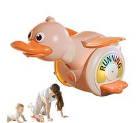 Jouets Rampants pour Bébé,Rotatif Lumineux,Jouet Canard Musical Rampant | pour l'Apprentissage en Intérieur à la Maison, la Routine Familiale, l'Éducation, Le Développement et l'Engagement Pendant Le
