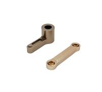 Jouets RC Compatible avec MJX 17 7303 1/10 RC Voiture Pièces Upgrade Bras De Servo Aluminium 6061 25T Biellette De Direction Servo