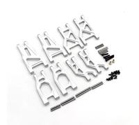 Jouets RC Compatible avec Tamiya Denko Fighter NXGEN DT04 DT03 58741 58587 58628 1/10 RC Voiture Pieces Upgrade Bras Oscillants Superieurs Inferieurs Avant Arriere Metal