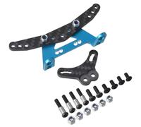 Jouets RC Compatible avec Tamiya M06 M-06 Pro 1/10 RC Voiture Pièces Upgrade Tour D'amortisseur Support Amortisseur Avant Arrière Motif Fibre Carbone 1 Set
