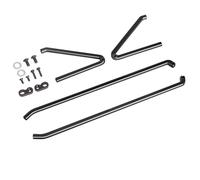 Jouets RC Compatible Avec Tamiya Pour Hornet Pour EVO Grasshopper 1/10 RC Camion Voiture Pièces De Mise À Niveau Pour Protection De Châssis(Black)