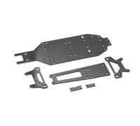 Jouets RC Compatible avec Tamiya TA02/TA-02SW RC, Amortisseurs Avant Et Arrière, Kit De Plaque Base en Fiber Carbone LY137