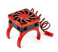 Jouets RC Compatible avec Traxxas pour Mini pour Maxx 1/16 RC Voiture Pièces Upgrade Support Métallique Ventilateur Radiateur Ventilateur Refroidissement Haute Vitesse