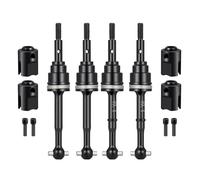 Jouets RC Compatible avec Traxxas pour Mini pour Slash 1/10 RC Pièces De Mise À Niveau De Voiture 2 Pièces Arbre D'entraînement Avant Et Arrière en Acier CVD