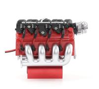 Jouets RC Compatible avec TRAXXAS pour TRX4 pour TRX6 pour AXIAL pour SCX10 VS4 1/10 RC Voiture Pièces Upgrade Radiateur Ventilateur Refroidissement Moteur Imitation Moteur