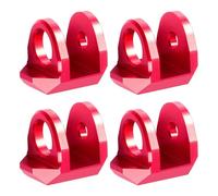 Jouets RC Pour A-RRMA 1/18 Pour Granite Pour Grom 1/14 Pour Typhon Pour GROM 1/16 Pour Mojave Protecteur Capuchon Choc Avant Arrière Alliage Alu Mise Niveau(Red)