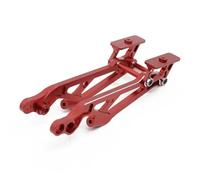 Jouets RC Pour Arrma 6S Pour Kraton Pour Typhon Pour Talion Pour Senton Pour Outcast Pour Notorious 1/8 Pièces Mise Niveau Voiture RC Ensemble Fixation D'aileron Arrière Métal(Red)