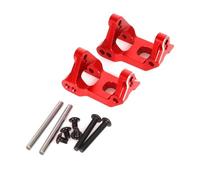 Jouets RC Pour Arrma Pour Gorgon 4X2 2WD ARA330818 1/10 Métal Alliage D'aluminium Avant C Base Siège Monster Truck RC Pièces Mise Niveau(Red)