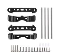 Jouets RC Pour Arrma Pour Kraton Pour Outcast 8S 1/5 Support De Suspension Avant Et Arrière En Métal Code De Bras Inférieur Avec Broche RC Pièces Mise À Niveau Voiture Accessoires(Black)