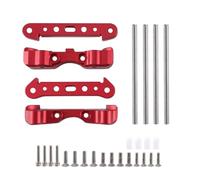 Jouets RC Pour Arrma Pour Kraton Pour Outcast 8S 1/5 Support De Suspension Avant Et Arrière En Métal Code De Bras Inférieur Avec Broche RC Pièces Mise À Niveau Voiture Accessoires(Red)