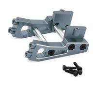 Jouets RC Pour Arrma Pour Typhon Pour Grom 223S Pour BLX MEGA 1/14 Ensemble Montage D'aile Arrière Métal Pièces Mise Niveau Voiture RC Accessoires Modèle(Grey)