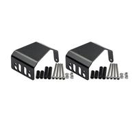 Jouets RC Pour Axial Pour SCX10 1/10 1 Pièces En Alliage D'aluminium Avant Arrière Essieu Protection Plaque Assemblage RC Chenille Voiture Camion Modèle(Black)