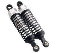 Jouets RC Pour Hsp Hip Pour Losi Pour Buggy 1/16 Amortisseur D'huile Réglable Alliage D'aluminium 70mm Long Pièces Camion Améliorées Voiture Rc(White)