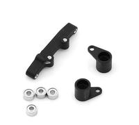 Jouets RC Pour Losl Micro-B 7075 1761 1/24 Crémaillère De Direction En Alliage D'aluminium Ensemble De Direction Pour Pièces De Mise À Niveau De Pour Buggy Accessoires(Black)