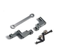 Jouets RC Pour MJX Pour Hyper Go 16207 16208 16209 16210 H16 H16BM 1/16 Assemblage De Direction Télécommande Voiture Pièces Métalliques Accessoires(Gray)