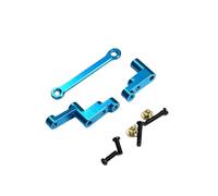 Jouets RC Pour MJX Pour Hyper Go 16207 16208 16209 16210 H16 H16BM 1/16 Assemblage De Direction Télécommande Voiture Pièces Métalliques Accessoires(Blue)