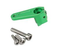 Jouets RC Pour Tamiya 42248 25T En Alliage D'aluminium Pour TT01 Pour TT02 Bras Servo Direction XV02 Rehausseur Biellette Direction Accessoire Pour Voiture Radiocommandée(Green)
