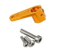 Jouets RC Pour Tamiya 42248 25T En Alliage D'aluminium Pour TT01 Pour TT02 Bras Servo Direction XV02 Rehausseur Biellette Direction Accessoire Pour Voiture Radiocommandée(Orange)