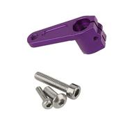 Jouets RC Pour Tamiya 42248 25T En Alliage D'aluminium Pour TT01 Pour TT02 Bras Servo Direction XV02 Rehausseur Biellette Direction Accessoire Pour Voiture Radiocommandée(Purple)
