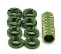 Jouets RC Pour Télécommande 8 Pièces Écrou Fixe Écrou De Commutateur Assorti, Outil D'installation Modèles Spektrum RC Pièces Améliorées(Green)
