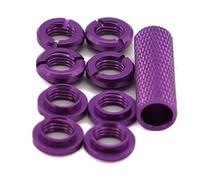 Jouets RC Pour Télécommande 8 Pièces Écrou Fixe Écrou De Commutateur Assorti, Outil D'installation Modèles Spektrum RC Pièces Améliorées(Purple)