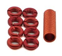 Jouets RC Pour Télécommande 8 Pièces Écrou Fixe Écrou De Commutateur Assorti, Outil D'installation Modèles Spektrum RC Pièces Améliorées(Red)