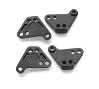 Jouets RC Pour Traxxas Pour Maxx V2 89086-4 Pour WideMaxx 1/10 Support De Montage Inférieur D'amortisseurs Avant Et Arrière Surélevés En Métal Pièces De Mise À Niveau