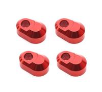 Jouets RC Pour Traxxas Pour Maxx X-Maxx6S Pour XRT 7743 8S 1/10 1/5 1/6 4 Pièces De Retenue De Goupille De Suspension En Métal Pièces De Mise À Niveau De Voiture RC Accessoires(Red)