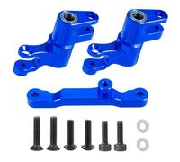 Jouets RC Pour Traxxas Pour Mini Pour Maxx 2S 1/16 Kit D'assemblage Direction Alliage D'aluminium Pièces Mise À Niveau Voiture RC Remplacement Modifié(Blue)