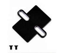 Jouets RC Pour Traxxas Pour TRX4 Pour Slash Pour Arrma 3S 4S Pour Kraton Pour Outcast Pour Granite Pour Senton Big Pour Rock 1/10 Pièces De Plaque De Montage ESC En Métal(Black)