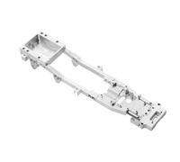 Jouets RC Pour WPL Pour D12 RC Drift Car Upgrade Parts 1/10 Accessoires 1Pcs Télécommande Voiture CNC Corps En Métal Pour Châssis Cadre Poutre Accessoires(Silver)