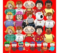 Jouets Ricky 2026, briques Peter Griffin South Park pour jouets, cadeaux, mini figurines, blocs de construction pour enfants, cadeaux de fête TP338