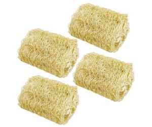 Jouets Rongeurs Pour Lapins - 4 Pièces Luffa Gerbil Fournitures De Jeu | Jouets Interactifs Chinchilla | Pour Animaux Parents Recueil Magasins Chat Chien Salon Chambre Étude Bureau