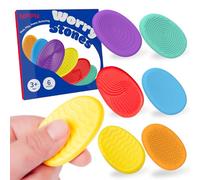 Jouets Sensoriels anti-Stress pour Enfants & Adultes- 6PC Fidget Toys Pierres d'Inquiétude pour Enfants TDAH Autisme/Adultes, Fidgets d'École Silencieux, Cadeau Apaisant Concentration.