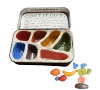 Jouets Sensoriels Apaisants - Bouteille Sensorielle Portable,Boîte Légère pour le Tri, Soulagement du Stress, Rétablissement de l'Équilibre, Soirée Calme, Pause Travail, et Adultes Ayant des Difficult