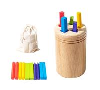 Jouets Sensoriels De Tri De Couleurs, Bâtonnets en Bois Éducatifs, Jeux de Tri de Correspondance des Couleurs, Pour De 2 Ans Et Plus Jeu De Reconnaissance Des Cadeau Pour Noël Et Anniversaire