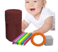 Jouets sensoriels en silicone pour , jouets de motricité fine, jouets en silicone pour avec motricité fine, jouets éducatifs souples colorés Activité de tri Jeux P